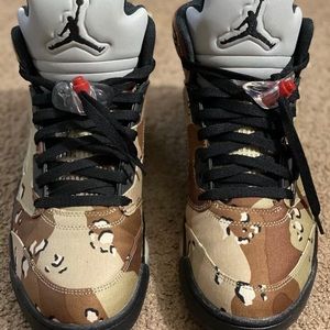 Supreme x Jordan Retro 5 Desert Camo